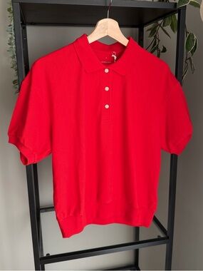 NWT Everlane Short Sleeve Polo Tee